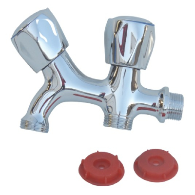 Llave de agua sales doble para lavadora