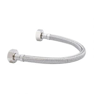 Flexible Agua Hi-Hi 1/2 X 3/8 30 Cm Ac Inox Tress