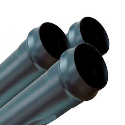 Tubo de PVC transparente de 6 pulgadas de diámetro 40 [ID de tubo de 6.031  pulgadas, OD de 6.625 pulgadas] (tinte azulado), elige tu longitud (5