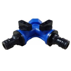 Acople Llave Con 2 Salidas Plastica Koslan