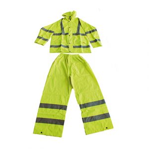 Chaqueta Y Pantalon Reflextante Amarillo Gris Larga Monarch