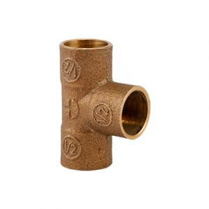 Tee So-So-So 1/2 X 1/2 X 3/8 Agua Taumm