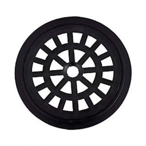Rejilla Pileta De 4 Redonda Negra Hoffens