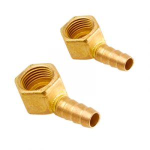 Codo Cachimba De 1/2 Bronce Laminado