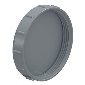 Tapa Tee Registro S.Gris 110Mm