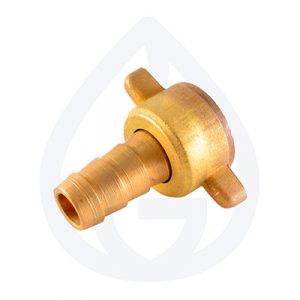 Unión Llave Manguera Bronce 1/2 X 1/2
