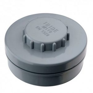 Tapón Registro Gris 40 Mm Hoffens