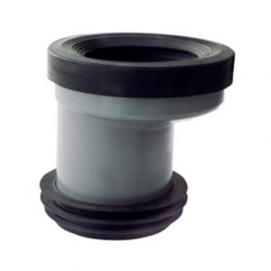 Manguito Hoffens Wc 110Mm Gris Excentrico C/Junta Y Adap