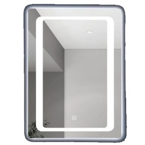 ESPEJO70X50 RECTAN.ESQUI.REDON.,C/LUZ LED EN ESPEJO CONTORNO