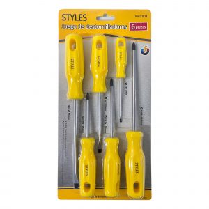 STYLE SET 06 PC BLISTEC DESTORNILLADOR