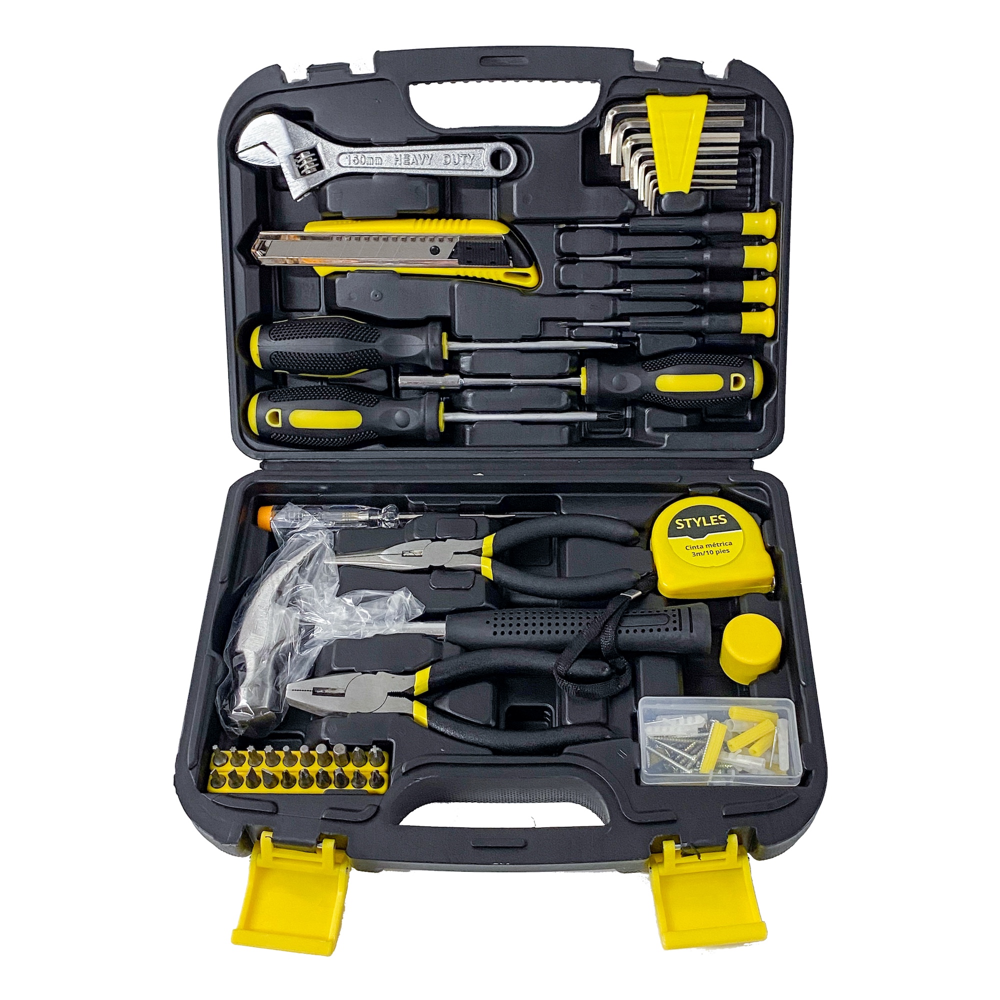 STYLES SET 100PC HERR. MANUALES + CAJA